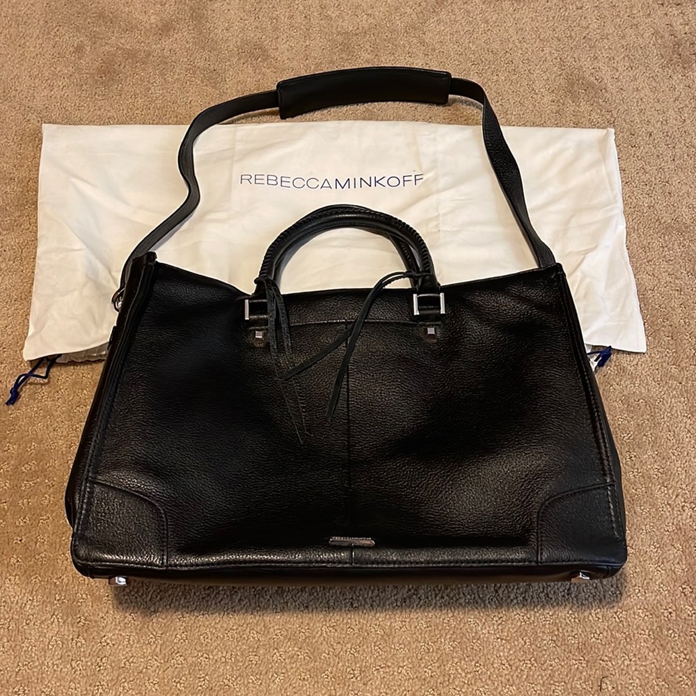 Rebecca Minkoff Black Laptop Shoulder Bag